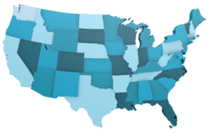 U.S. map highlighting nationwide fire pit explosion and fuel jetting lawsuit assistance